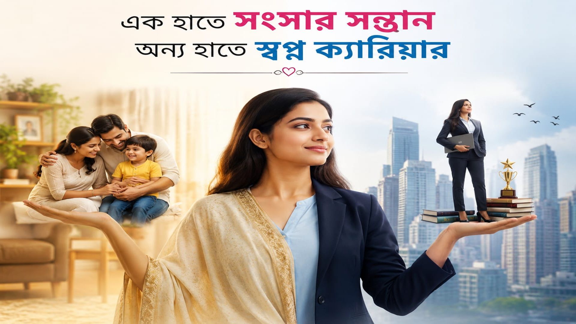 সংসার-ক্যারিয়ারের মেলবন্ধন