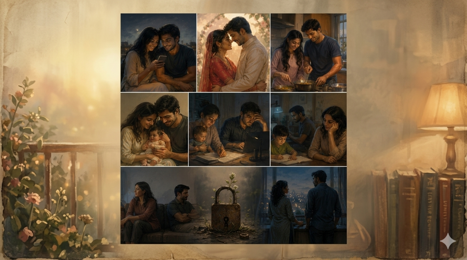 বয়স বাড়ে,বদলায় ভালবাসার ভাষা, থাকে শুধু নীরবতা