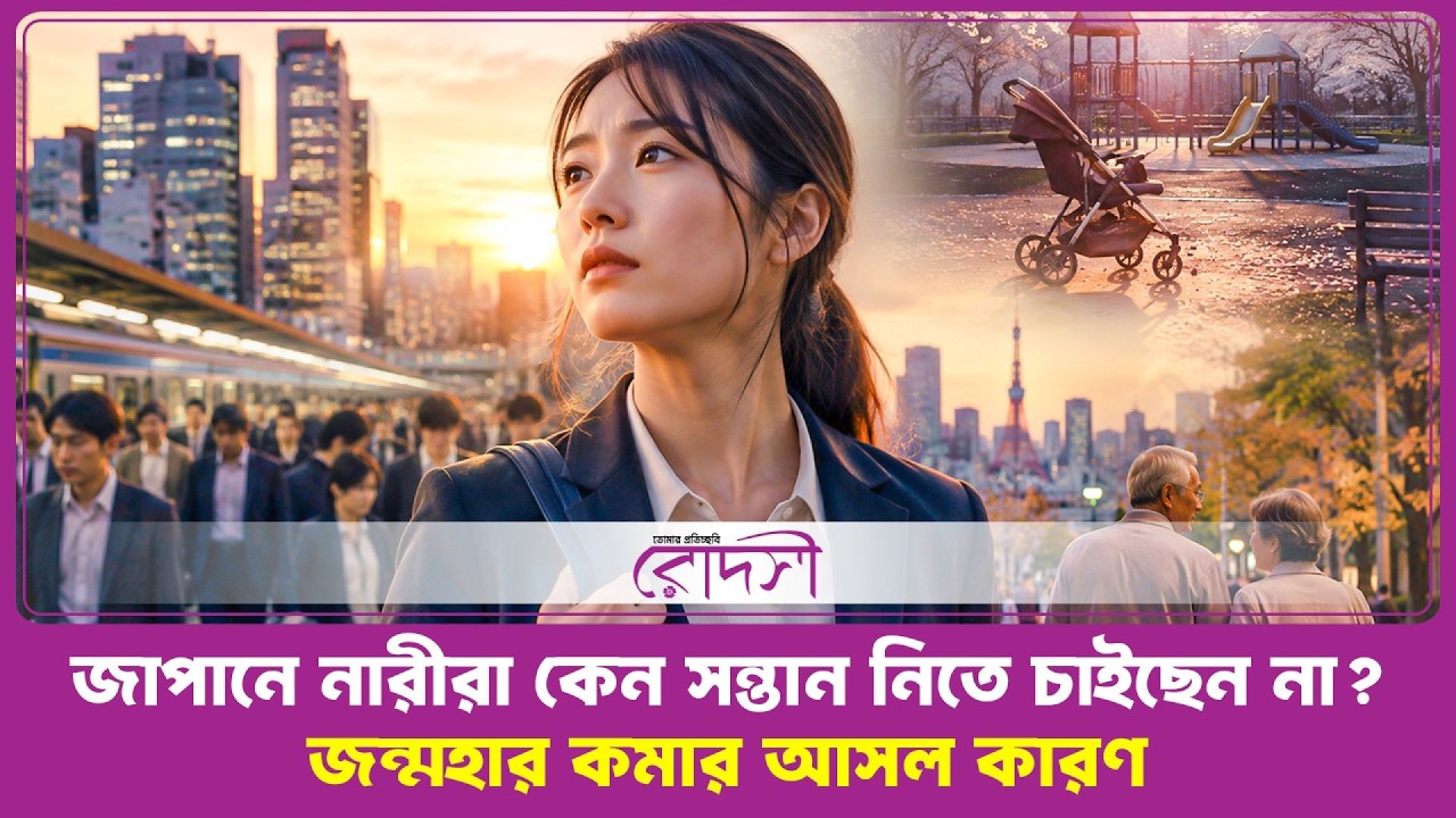 জাপানে জন্মহার কমার আসল কারণ